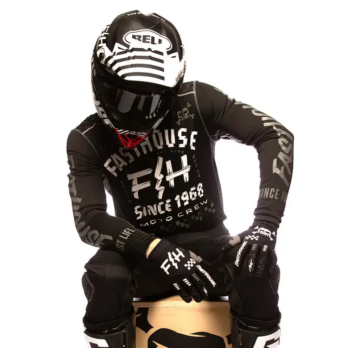 Fasthouse Off-Road Jersey - Black-White 4