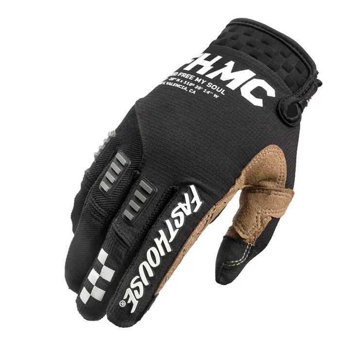 Fasthouse Off-Road Sand Cat Glove - Black-Black 1