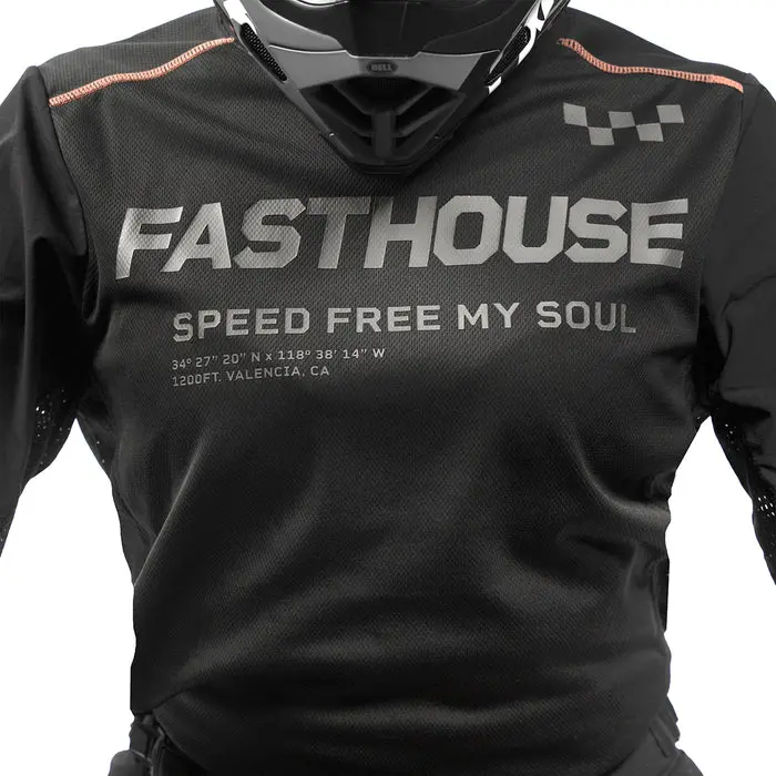 Fasthouse Off-Road Sand Cat Jersey - Womens - Black 4