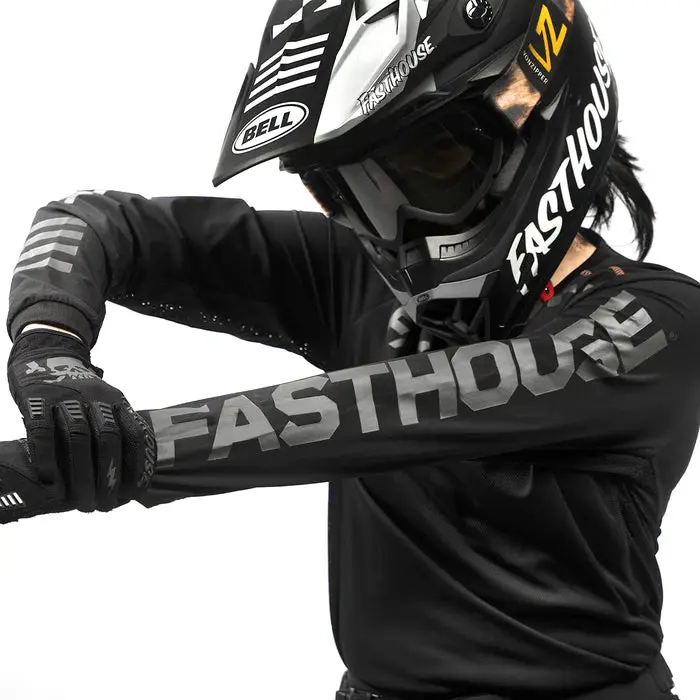 Fasthouse Off-Road Sand Cat Jersey - Womens - Black 5