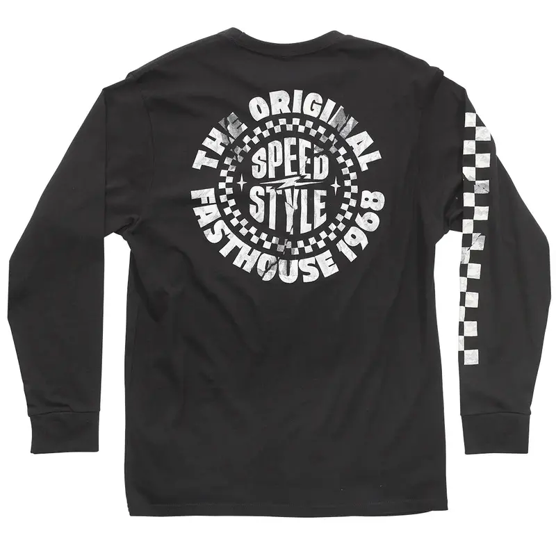 Fasthouse Origin Long Sleeve Tee - Black 1