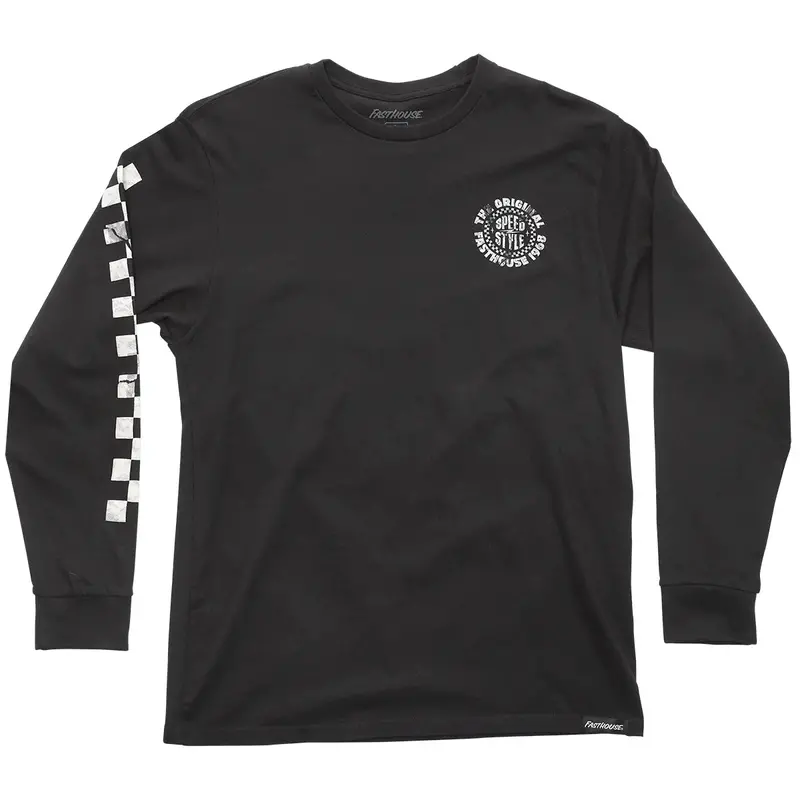 Fasthouse Origin Long Sleeve Tee - Black 4