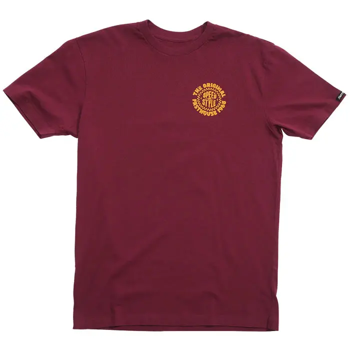 Fasthouse Origin Tee - Maroon 2