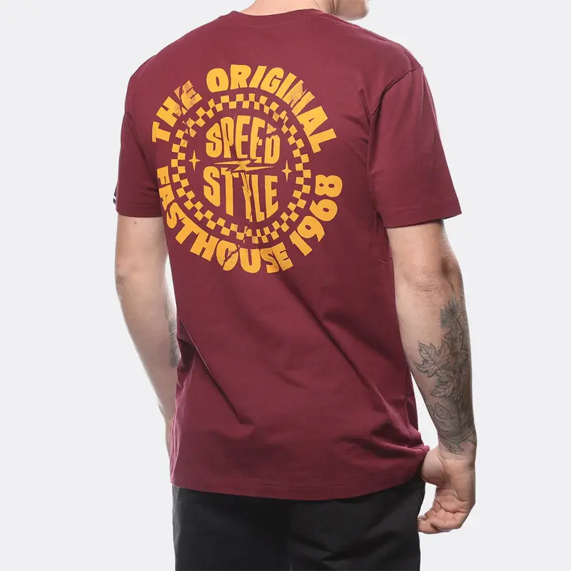 Fasthouse Origin Tee - Maroon 4