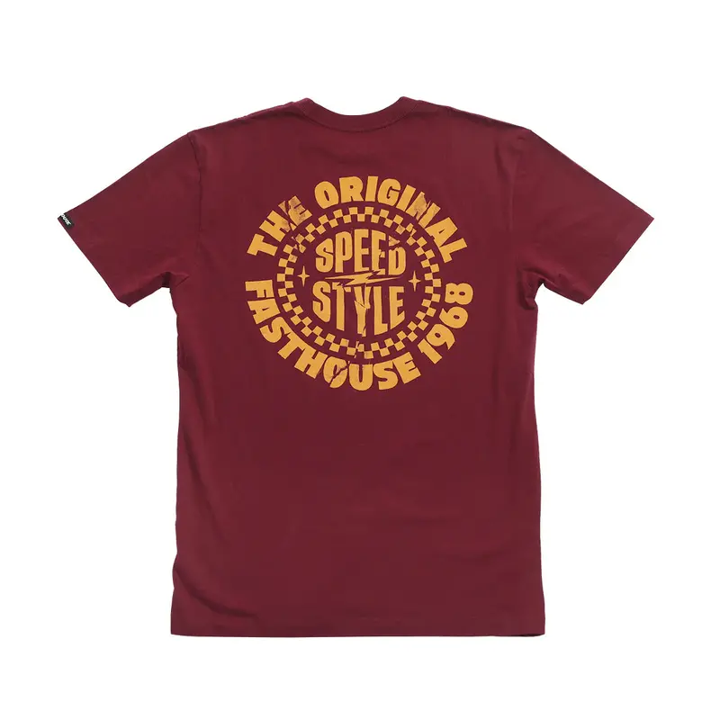 Fasthouse Origin Tee - Youth - Maroon 1