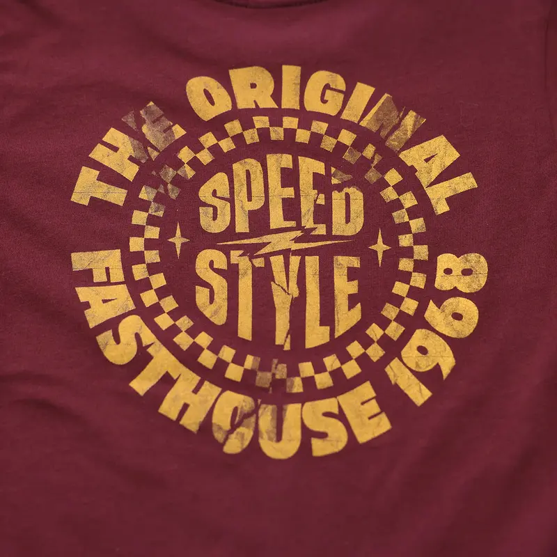 Fasthouse Origin Tee - Youth - Maroon 3