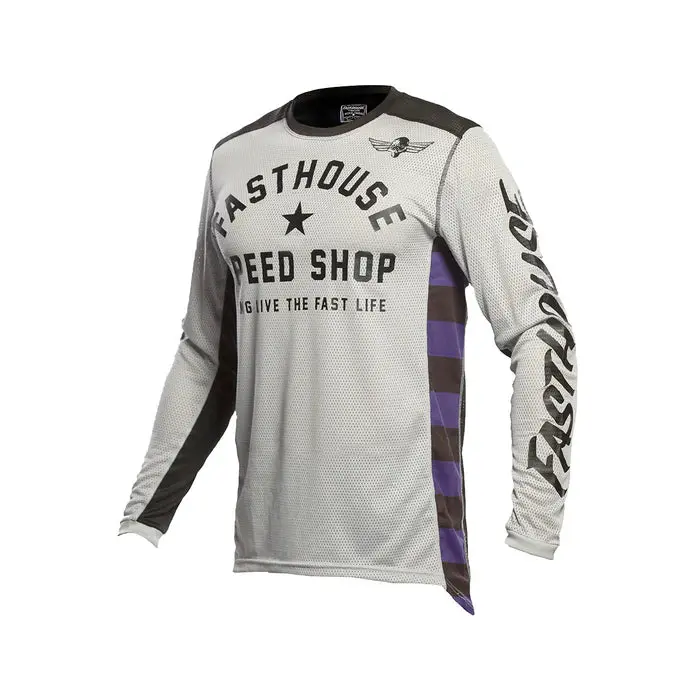 Fasthouse Originals Air Cooled Jersey - Youth - Silver-Black 1