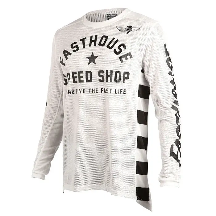 Fasthouse Originals Air Cooled Jersey - Youth - White 1