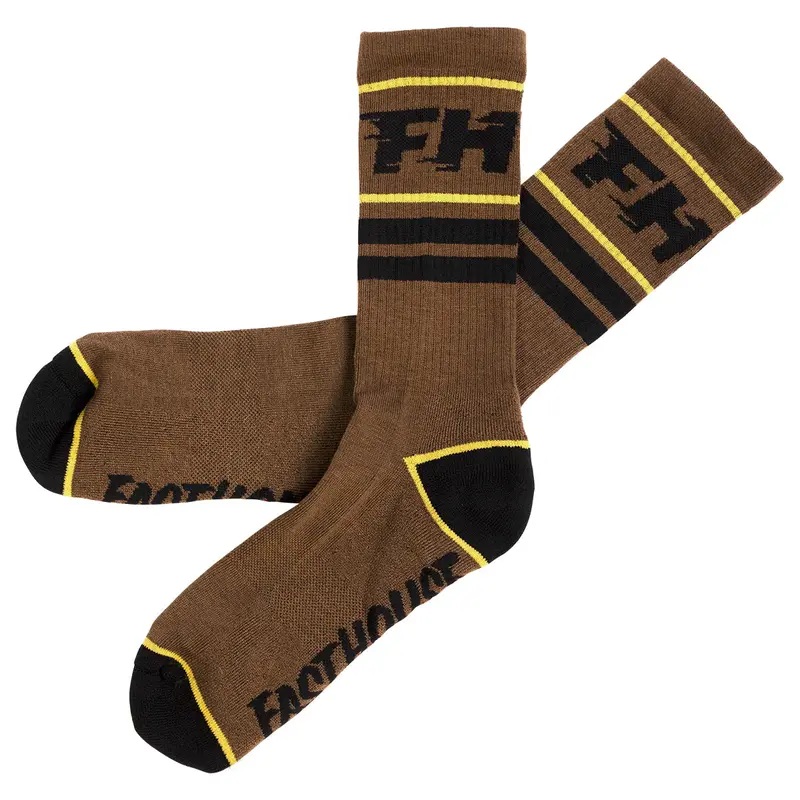Fasthouse Orion Sock - Heather Brown 1