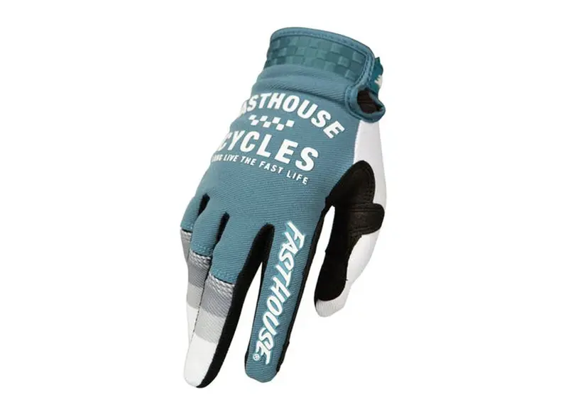 Fasthouse Pacer Mtb Glove - Youth - Slate-White 1