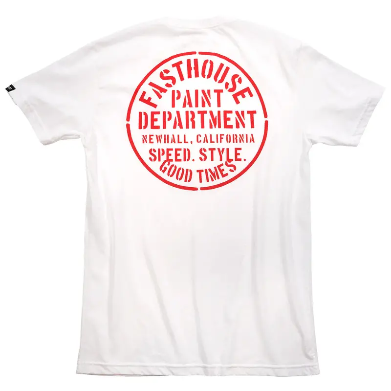 Fasthouse Paint Dept Tee - White 1
