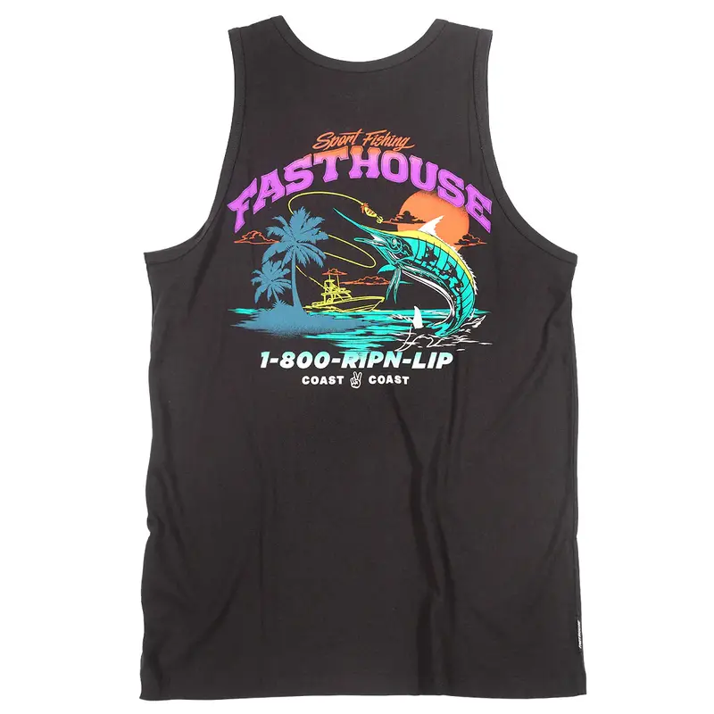 Fasthouse Panama Tank - Black 1