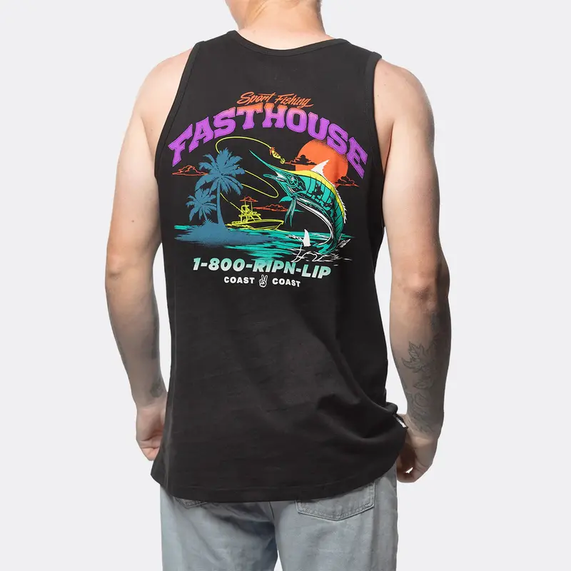 Fasthouse Panama Tank - Black 2