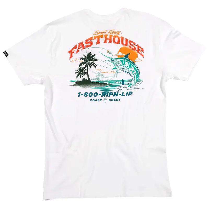 Fasthouse Panama Tee - White 1