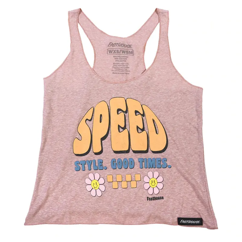 Fasthouse Peachy Keen Crop Tank - Womens - Heather Peach 1