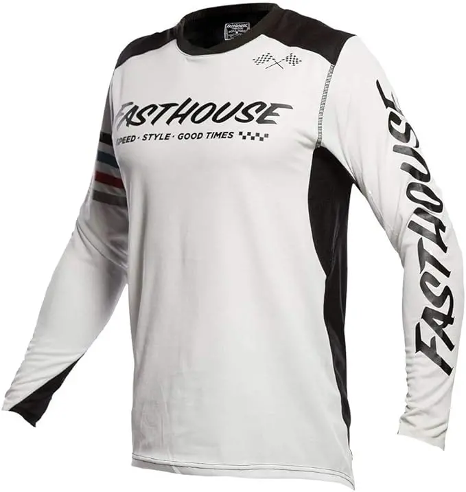 Fasthouse Raven Jersey - White-Black 1