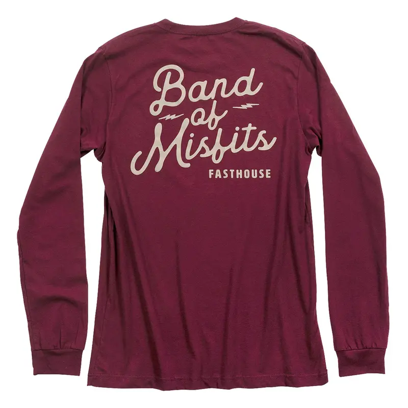 Fasthouse Revival Long Sleeve Tee - Womens - Maroon 1