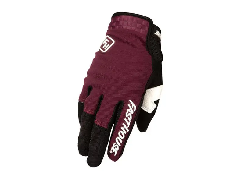Fasthouse Ridgeline+ Mtb Glove - Youth - Maroon-Black 1