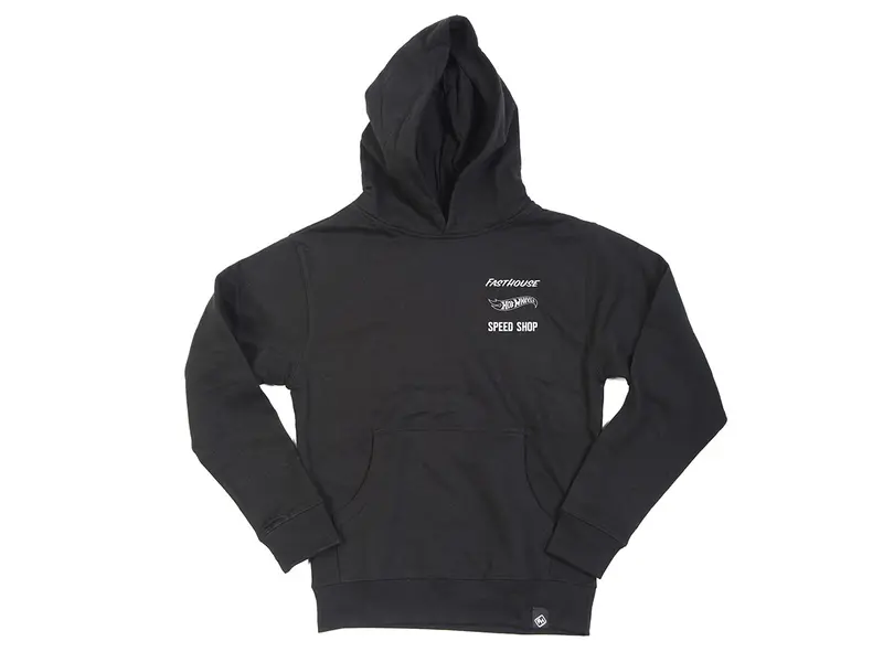 Fasthouse Rush Hot Wheels Hooded Pullover - Youth - Black 1