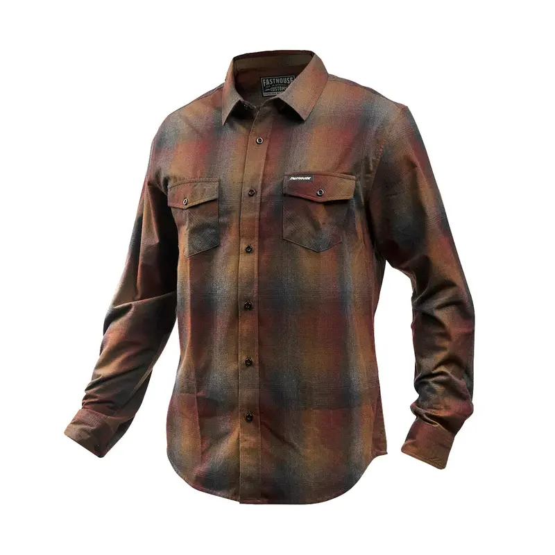 Fasthouse Saturday Night Special Flannel Shirt - Youth - Dusk 1