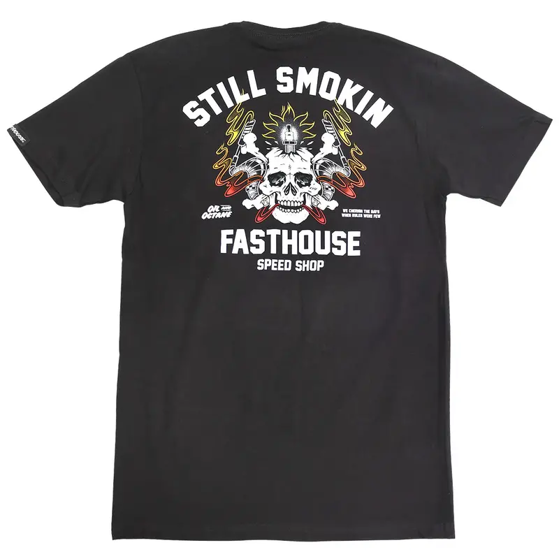 Fasthouse Smoke & Octane Tee - Black 1