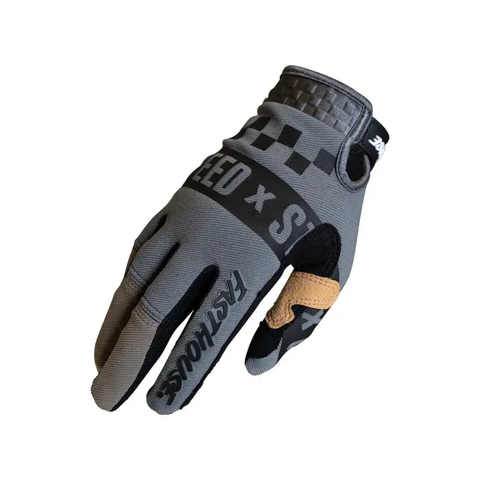 Fasthouse Speed Style Domingo Glove - Youth - Black-Moss 1