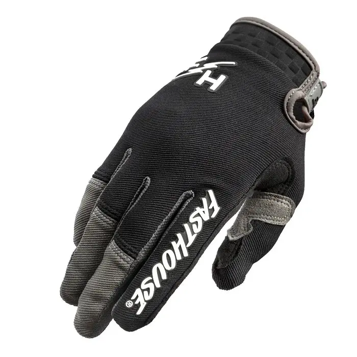 Fasthouse Speed Style Glove - Youth - Black-Gray 1