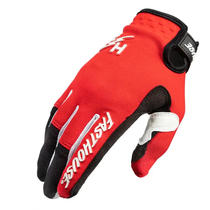 Fasthouse Speed Style Glove - Youth - Red-Black 1
