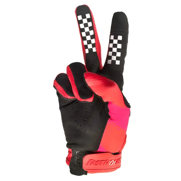 Fasthouse Speed Style Jester Glove - Infrared-White 2