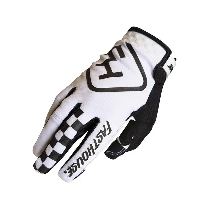 Fasthouse Speed Style Legacy Glove - Youth - White-Black 1