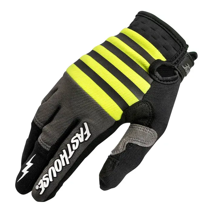 Fasthouse Speed Style Omega Glove - Youth - High Viz-Gray 1
