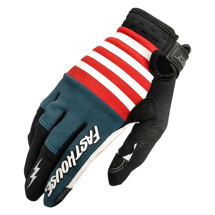 Fasthouse Speed Style Omega Glove - Youth - Red-Slate 1