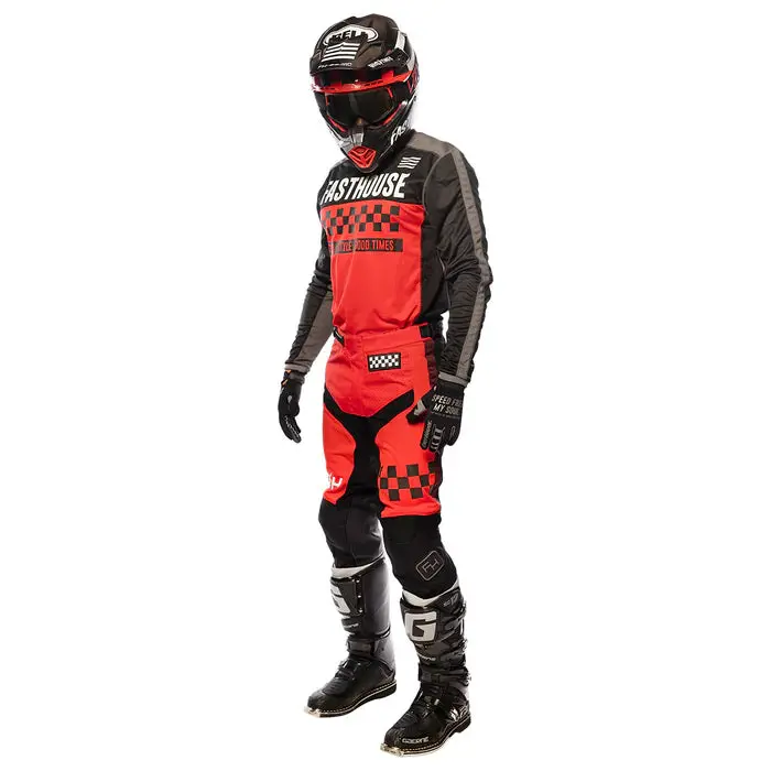 Fasthouse Speed Style Pant - Red-Black 5