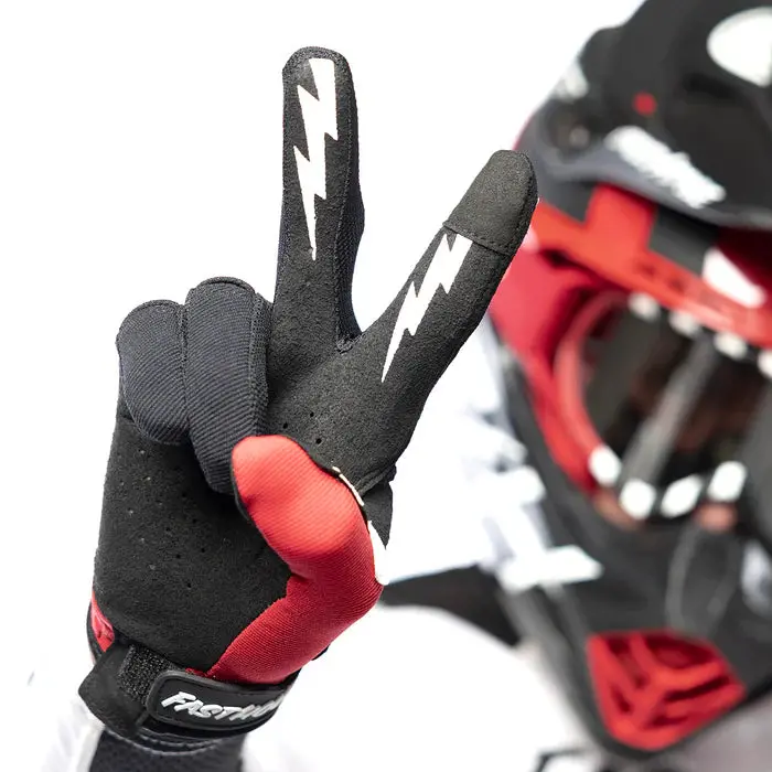 Fasthouse Speed Style Remnant Glove - Red-Black 4