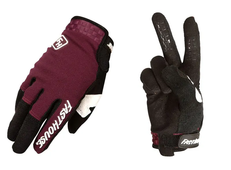 Fasthouse Speed Style Ridgeline+ Mtb Glove - Maroon-Black 1