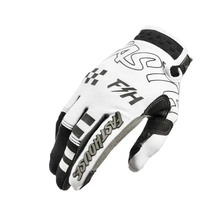 Fasthouse Speed Style Riot Glove - Youth - White-Black 1