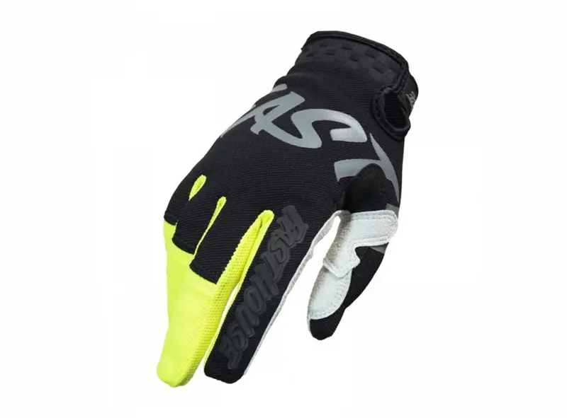 Fasthouse Speed Style Sector Glove - Youth - Black-High Viz 1