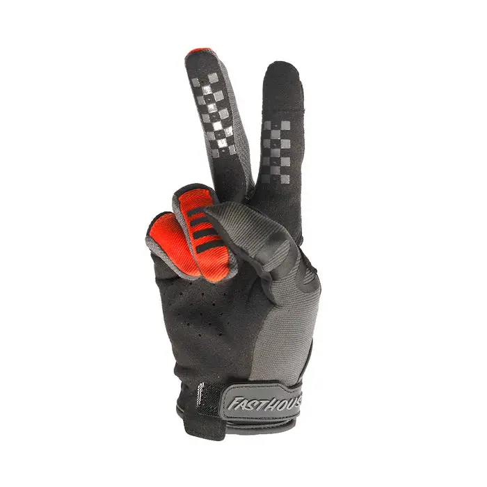 Fasthouse Speed Style Sector Glove - Youth - Gray-Black 2