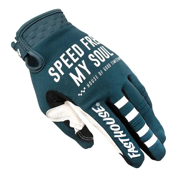 Fasthouse Speed Style Slammer Glove - Indigo 2