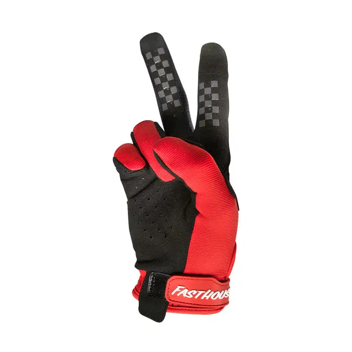 Fasthouse Speed Style Slammer Glove - Youth - Red 2
