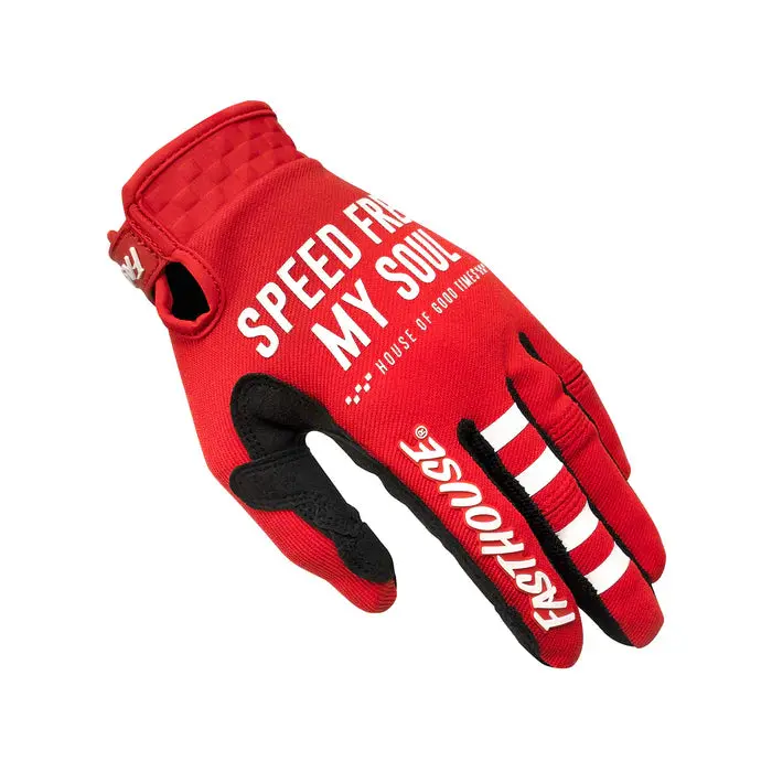 Fasthouse Speed Style Slammer Glove - Youth - Red 3