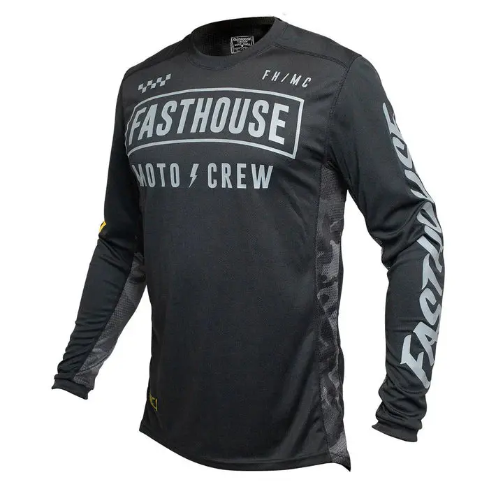 Fasthouse Strike Jersey - Black-Camo 1