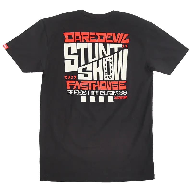 Fasthouse Stunt Show Tee - Black 1