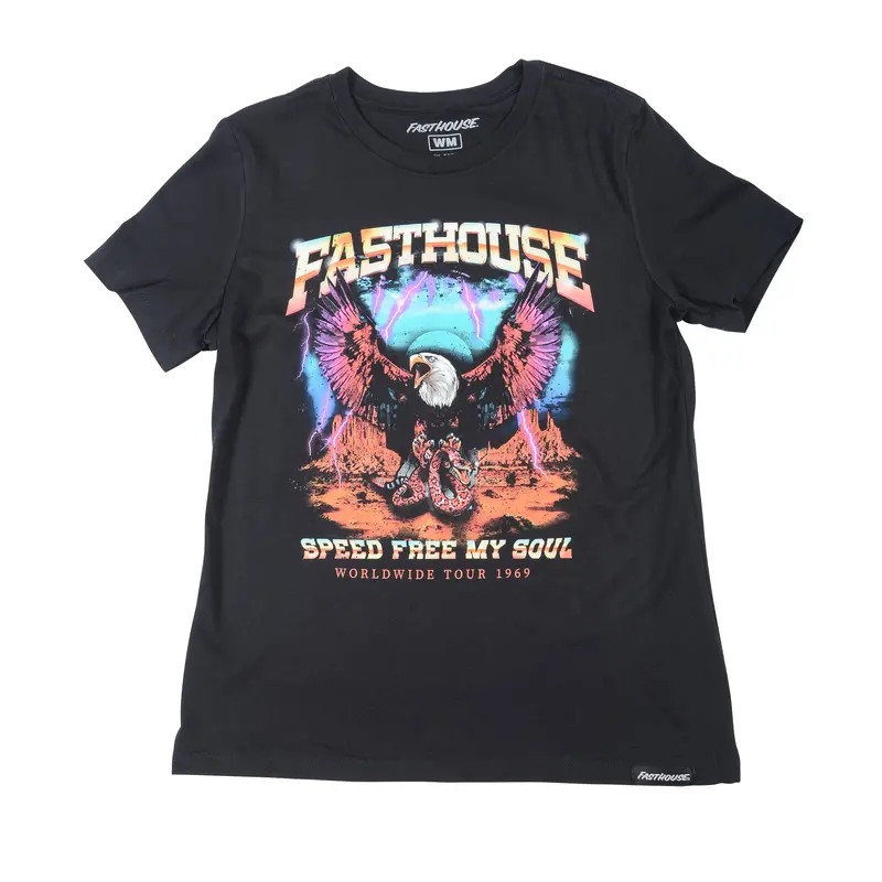 Fasthouse Tour 1969 Tee - Womens - Black 1