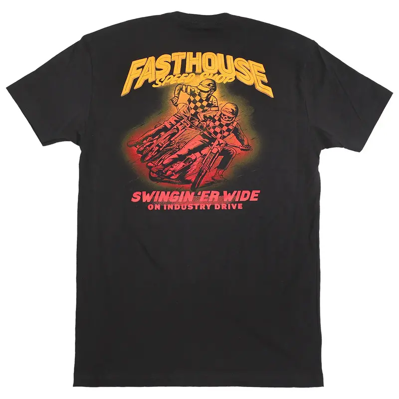 Fasthouse Tracker Tee - Black 1