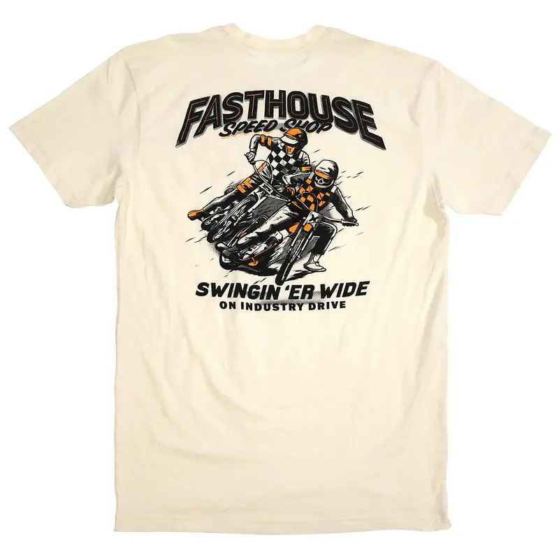 Fasthouse Tracker Tee - Natural 1