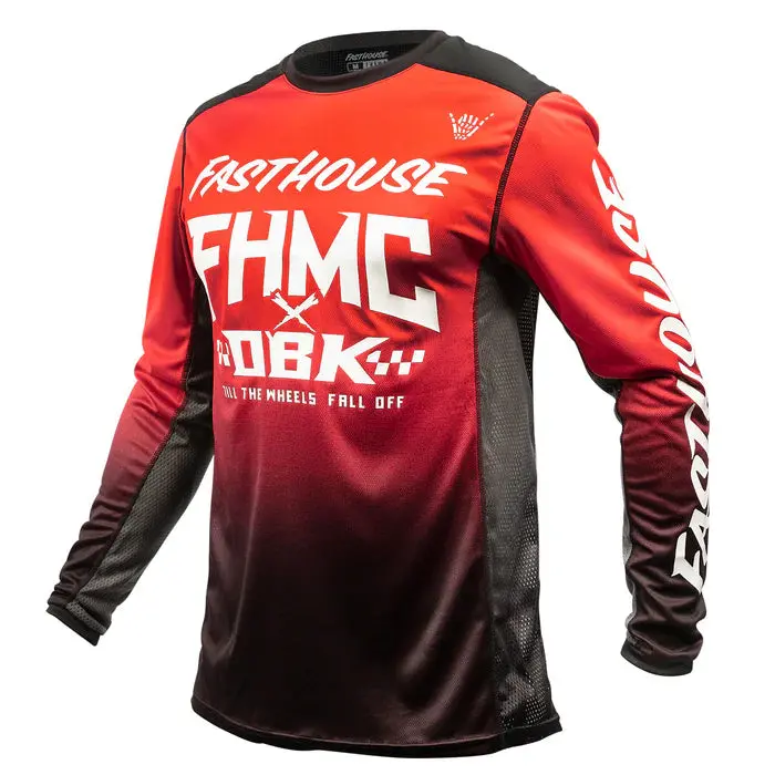 Fasthouse Twitch Jersey - Red-Black 1