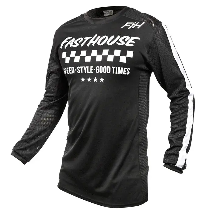 Fasthouse Usa Air Cooled Originals Jersey - Youth - Black 1