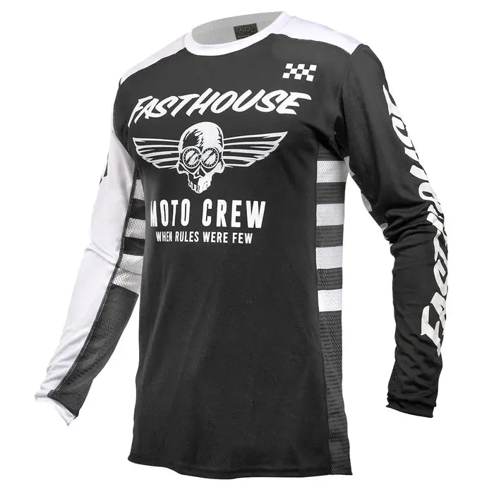 Fasthouse Usa Grindhouse Factor Jersey - Black-White 1