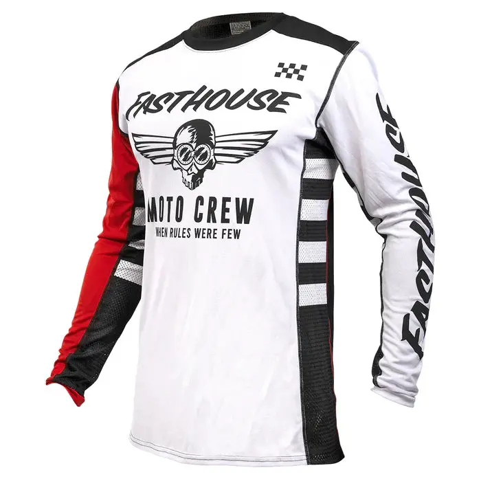 Fasthouse Usa Grindhouse Factor Jersey - Youth - White-Black 1